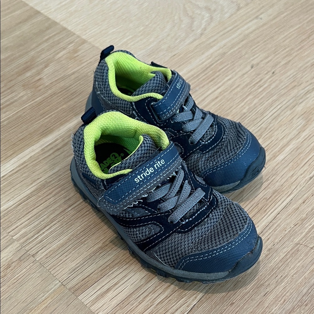 Stride Rite Kids' Navy and Gray Sneakers